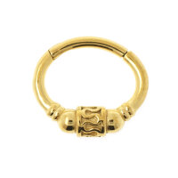 1,2mm Vintage Design Hinged Segment Clicker Ring