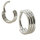 1,2mm Triple Rings Hinged Segment Clicker Ring