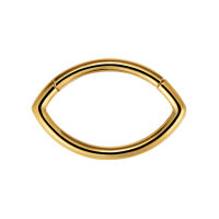 1,2mm Oval Hinged Segment Clicker Ring