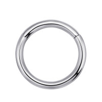 0,8mm Titanium Hinged Segment Clicker Ring