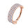 1,2mm Tripple Lined Jewelled Hinged Segment Clicker Ring...