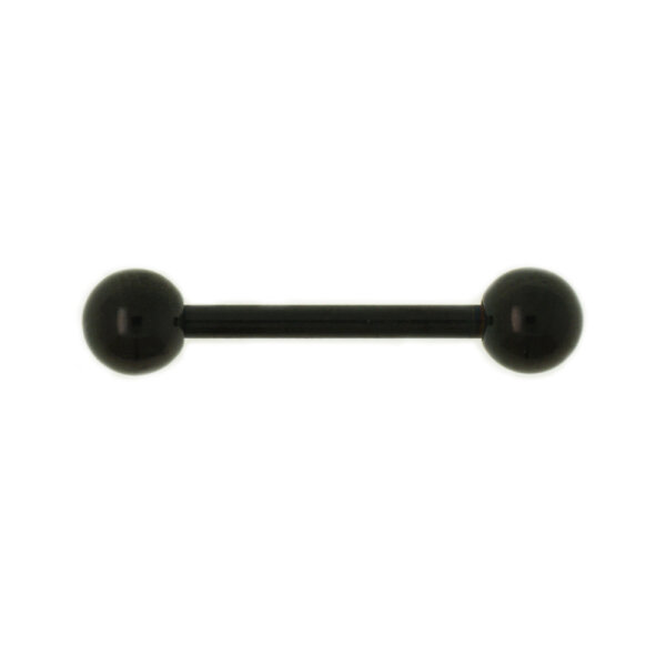 10 Pcs Pack Black Steel Barbells with Balls