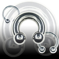 10 Pcs Pack Surgical Steel Circular Barbells with Balls