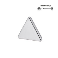 Titanium Triangle Shaped Flat Top for Internally Threaded...