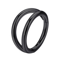 1,2mm Double Hoop Hinged Segment Clicker Ring